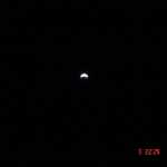 Every minute, more of the shadow is cast over the Moon's surface.