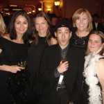 What a lucky chap, hey? Cheers to the ladies.