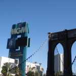 Looking over towards the MGM Grand