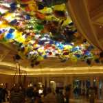 The Bellagio's lobby entrance