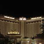 A view of the Monty Carlo at night