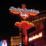 The Harley Davidson Caf� illumination 