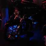 A photo of one of the fab Harley's outside