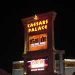Another photo of the Caesars Palace signage 