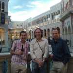 A nice shot of the 3-gentlemen enjoying an evening (late night) stroll!