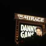 The Mirage signage close-up