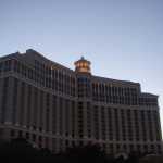 The Bellagio at dusk