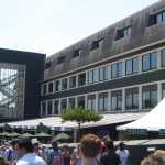 View across the main walkround alongside centre court - with the food court alongside both sides.