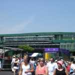 Looking back towards Number 1 court (where the Corporate Hospitality suites were located)