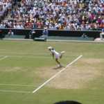 Henin-Hardenne's serves were just too strong for Hantuchova!