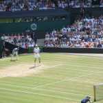 Getting ready for another Baghdatis serve.