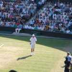Berdych prepares himself for his serve.