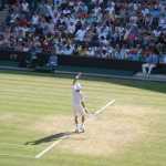 Berdych's serve was also quite strong, but Federer kept on returning the serve!
