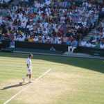Federer prepares for yet another winning server.