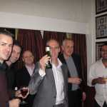 Everyone looking very relaxed and getting into the spirit(s)...