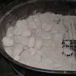 Charcoal galore!!  Doesn't look that hot does it? :)