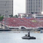 The Grand Stand, Float and Navy are all set for the rehearsal to commence :)
