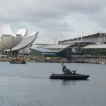 The Navy boats on display