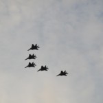 The Air Force on display - the roar was just ... well... thunderous :)