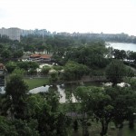 ...overlooking the gardens...