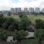 ...the Chinese Garden MRT station is the backdrop...