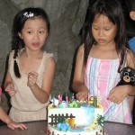 It's time to cut the cake - my favourite part of any birthday party :)