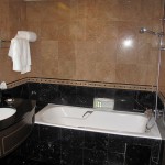 The bathroom
