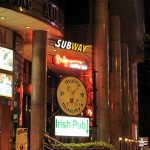 A subway or a Guinness?