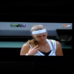 Given Sharapova the two-fingers :)