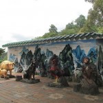 The animals in and around the Temple grounds
