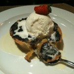 Berry Crumble and Ice Cream