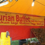 Durian Buffet for RM9 per person - bargain!