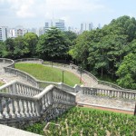 Looking down from the Terrace Gardens