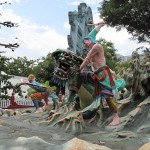 The dragon looks a bit cheeky to me!