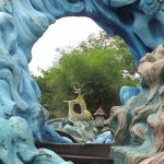 Looking towards the animals...