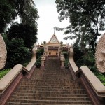 Stairs leading up to Wat Botum
