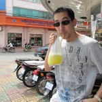 Drinking My Sugar Cane Drink