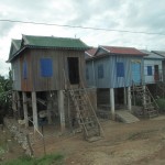 Houses on stilts - common design!