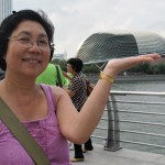 Mum Holding Up the Esplanade