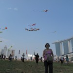 Mum in the midst of the Kites