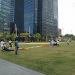 The Centipede Kite Being Set-Up