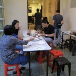 After the first course...