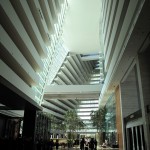 Looking towards the reception area of Tower 1