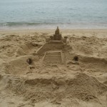 Seems to be a sandcastle competition :)
