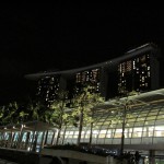Looking towards the Marina Bay Sands and Shopping Mall