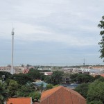 View Across Melaka City - the Observation Tower on the Left