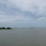 Melaka Straits with the Cargo Ship Backdrop