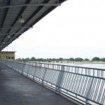 Jetty Walkway with the Puala Melaka Backdrop