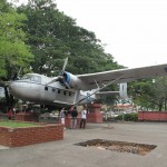 A funny landing spot!