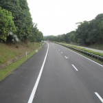 Nice empty road (for a change!) - was loads of traffic just before we turned off!